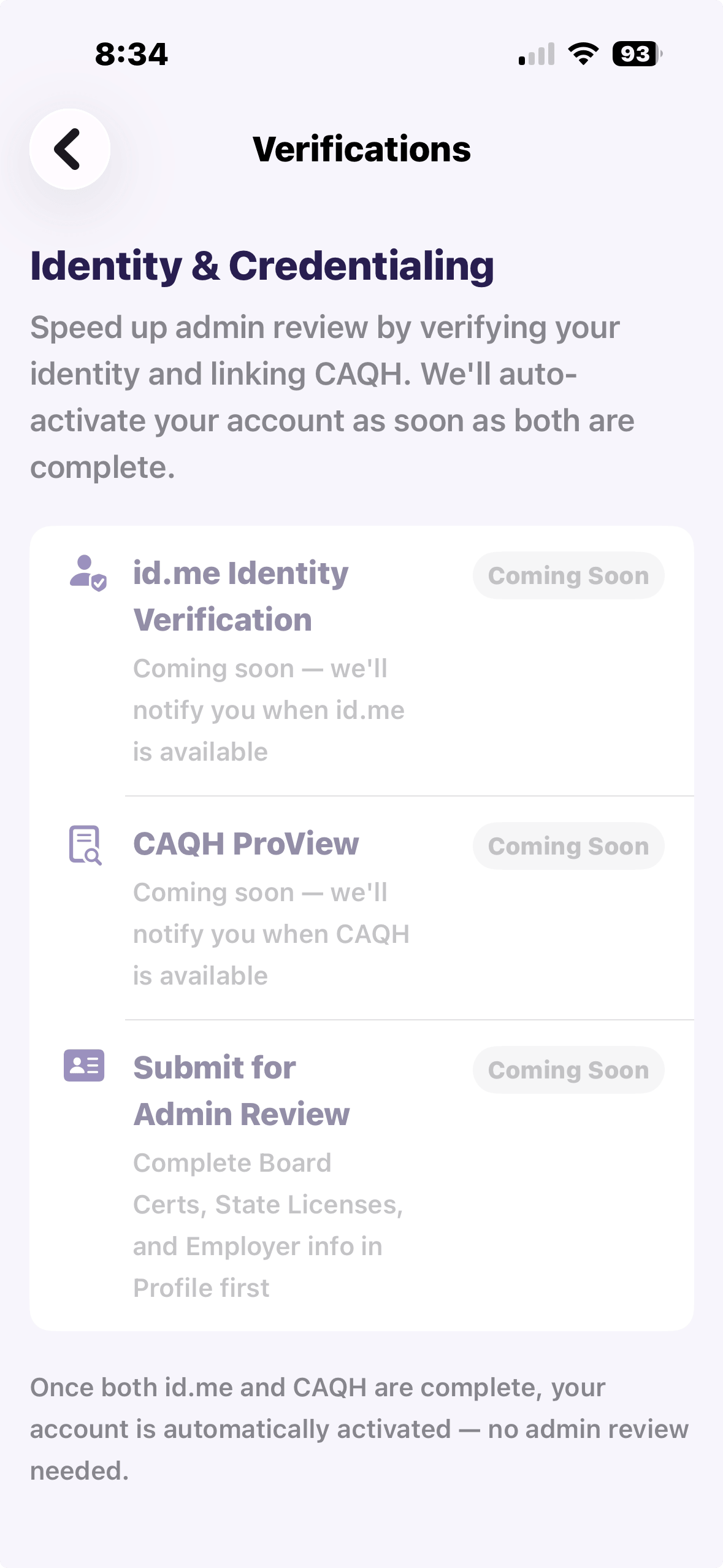 SurgiConnect — Identity Credentialing