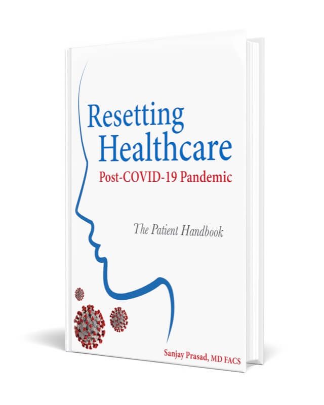 Resetting Healthcare by Sanjay Prasad, MD FACS — book cover